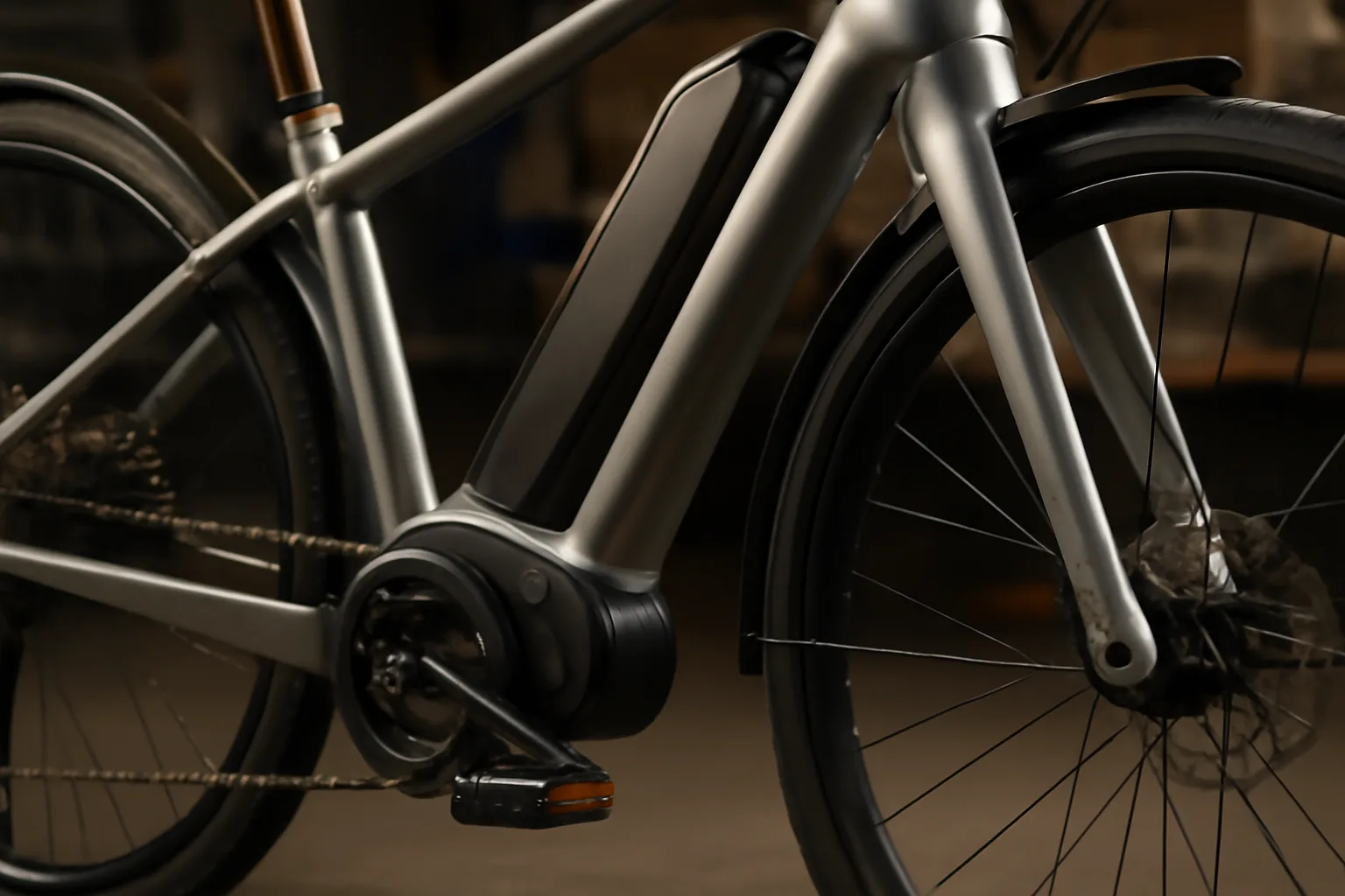 Electric bike motor and battery detail for reliability checks